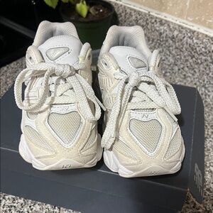 New Balance Kids Cream Sneakers